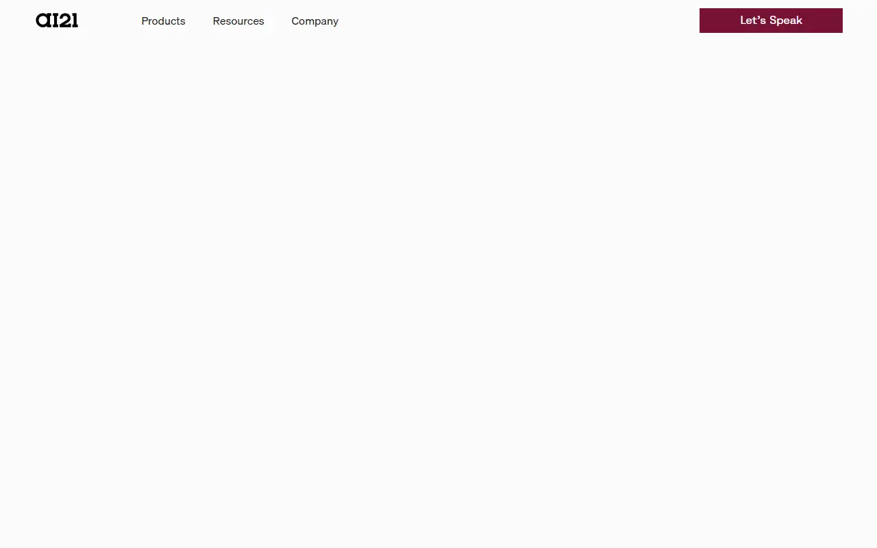 AI21 Labs API homepage screenshot