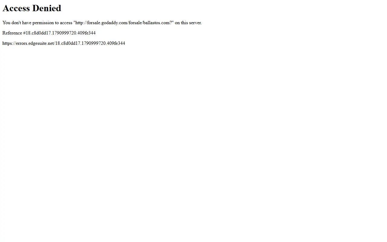 Ballast homepage screenshot