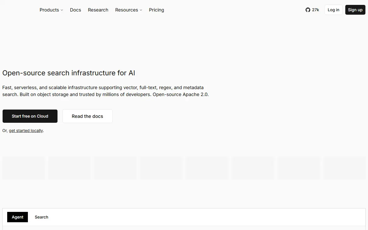 Chroma homepage screenshot