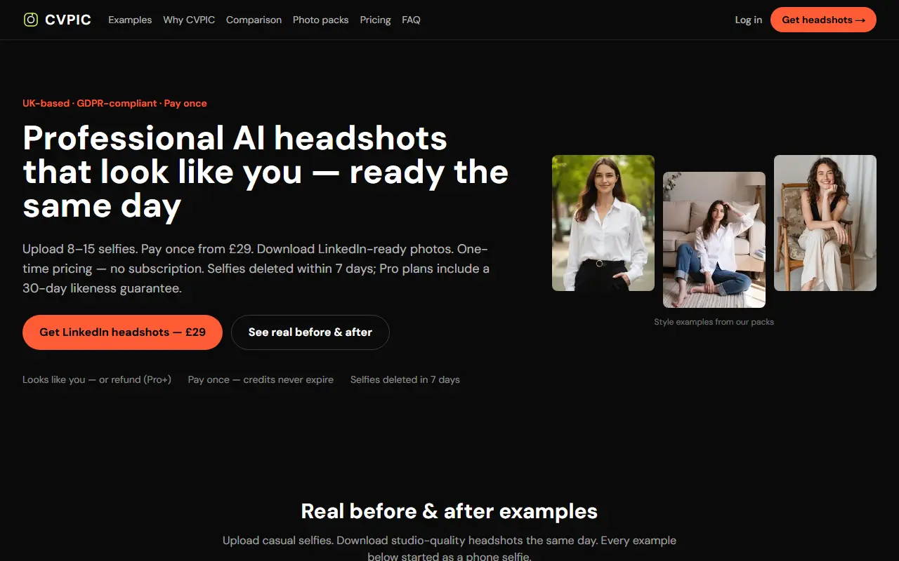 CVPIC homepage screenshot