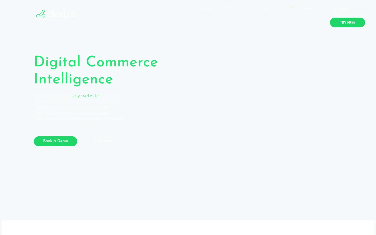 Dexi.io homepage screenshot