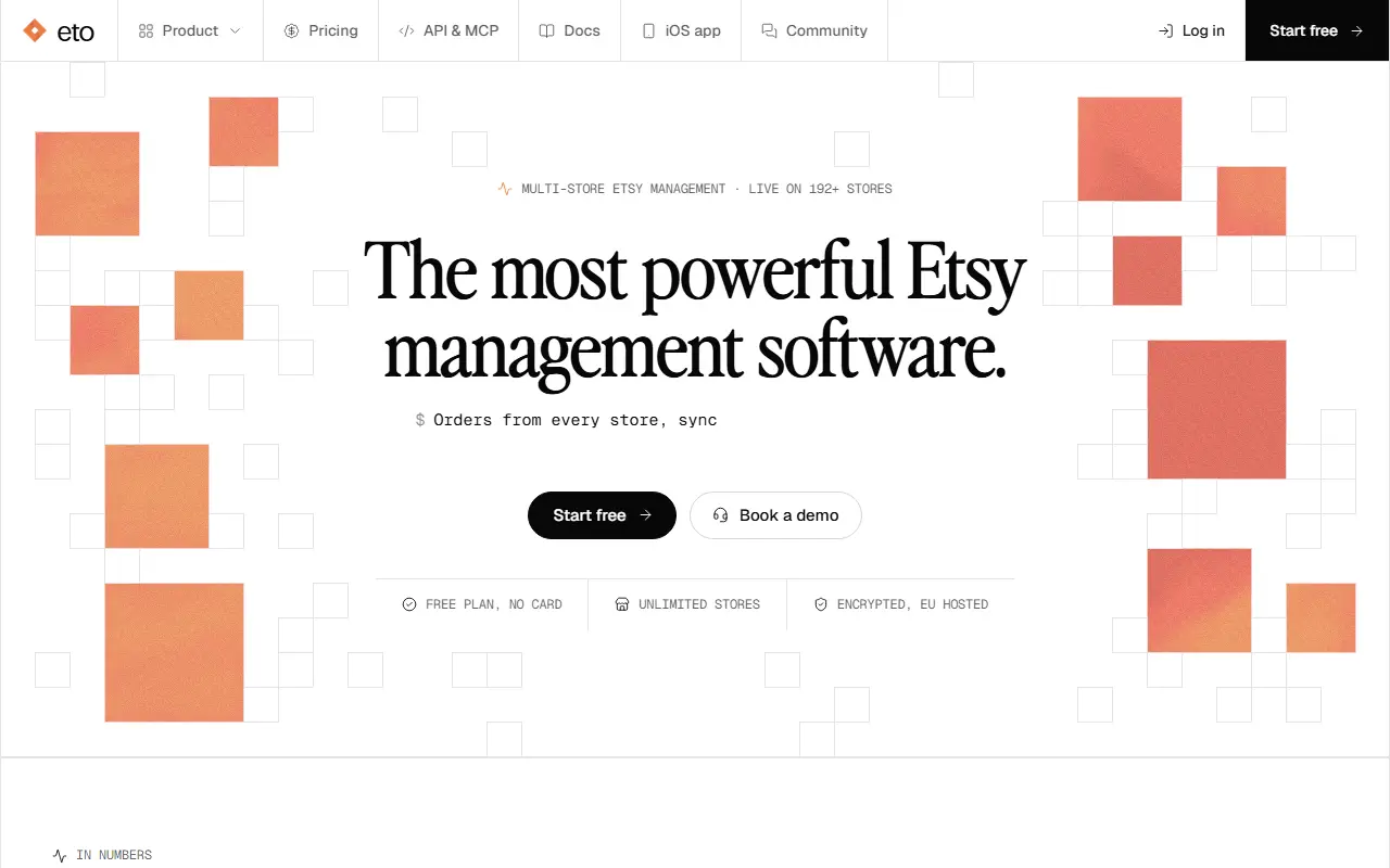 Eto homepage screenshot