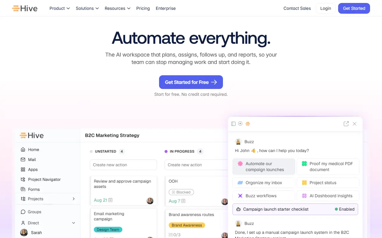 Apache Hive homepage screenshot