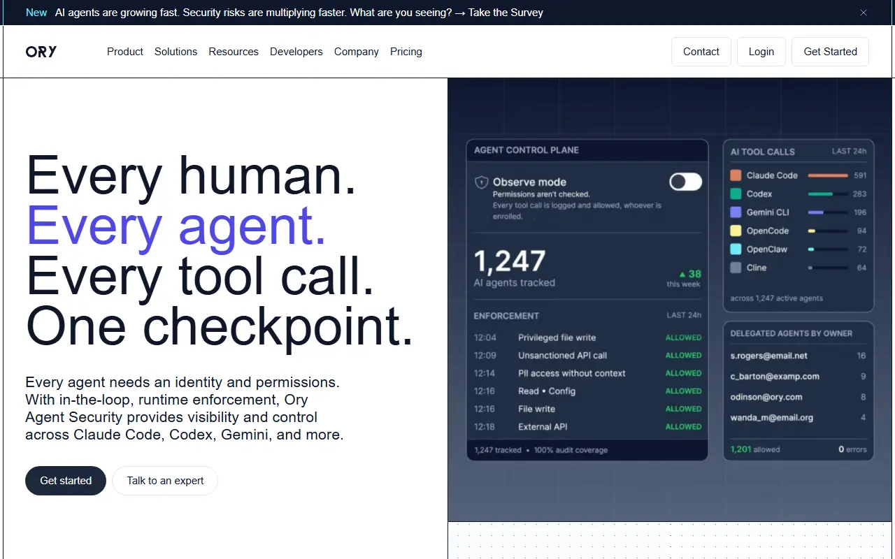 Keto homepage screenshot