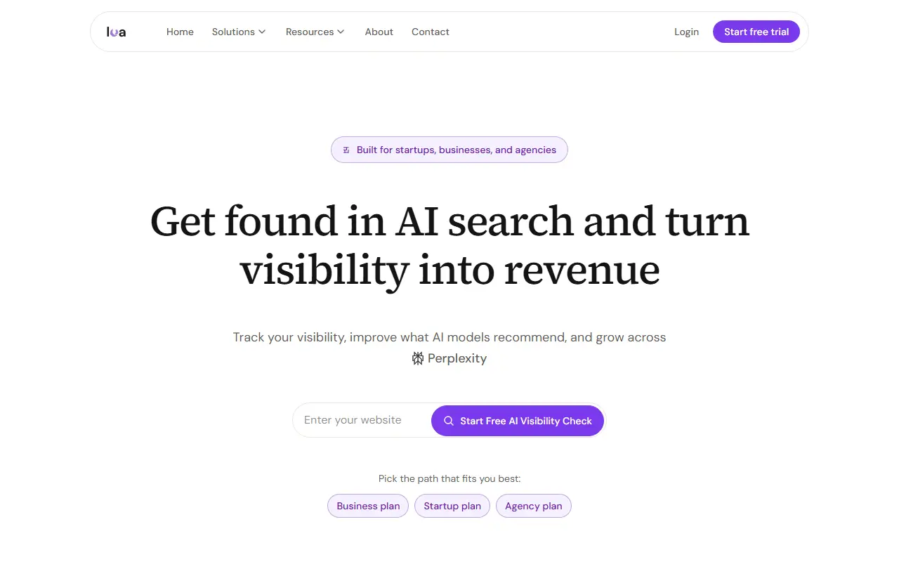 Lua Rank homepage screenshot
