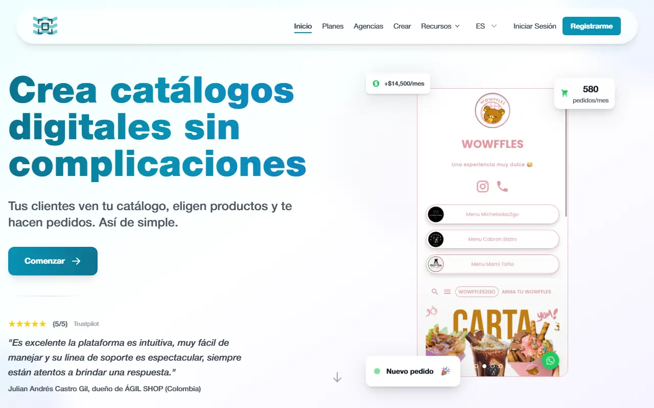 Marea Alcalina homepage screenshot