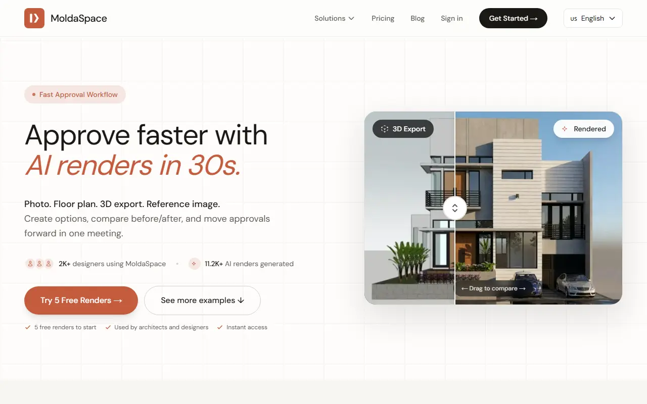 Moldaspace homepage screenshot