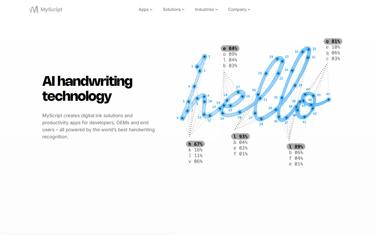 Nebo homepage screenshot