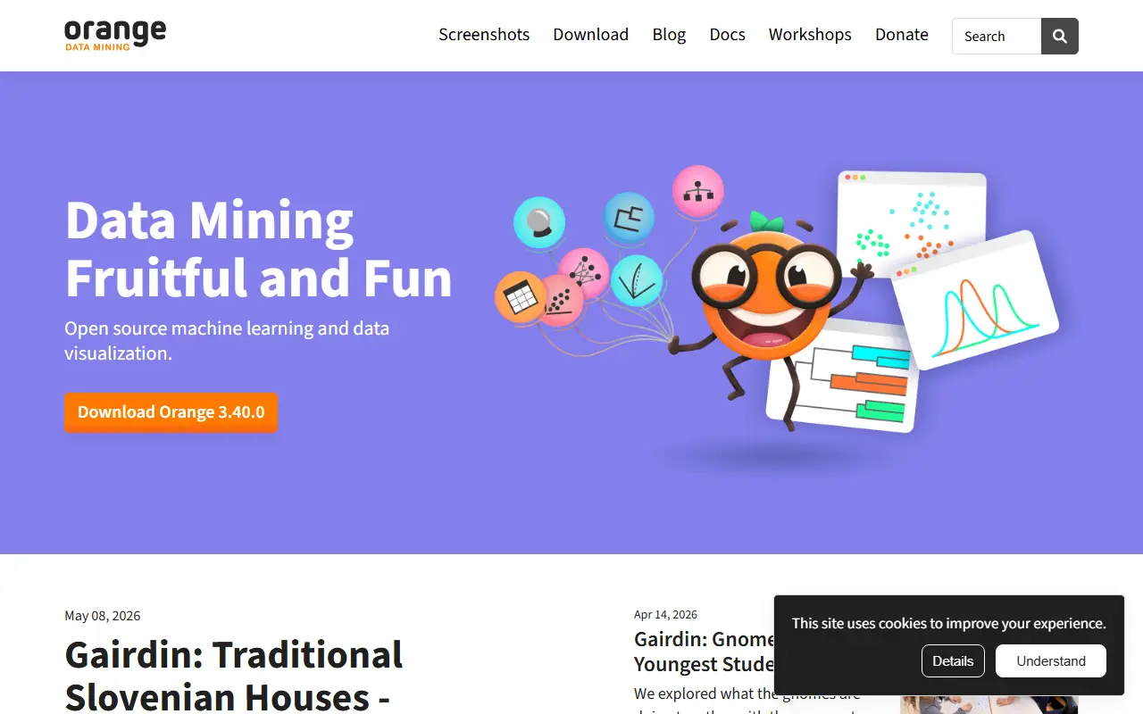 Orange homepage screenshot