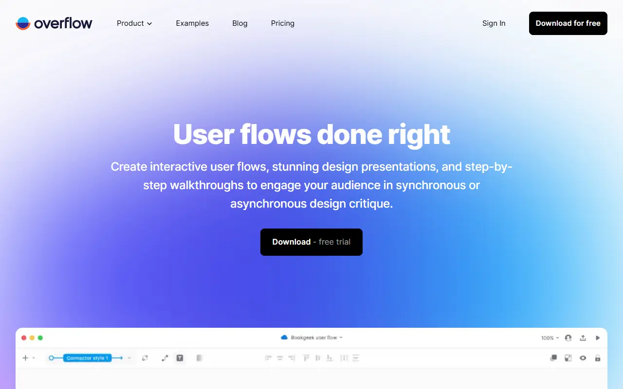 Overflow homepage screenshot