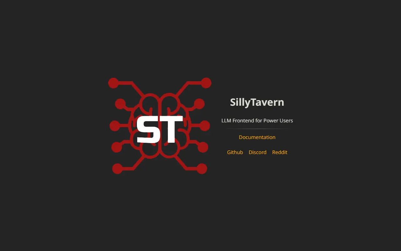 SillyTavern homepage screenshot