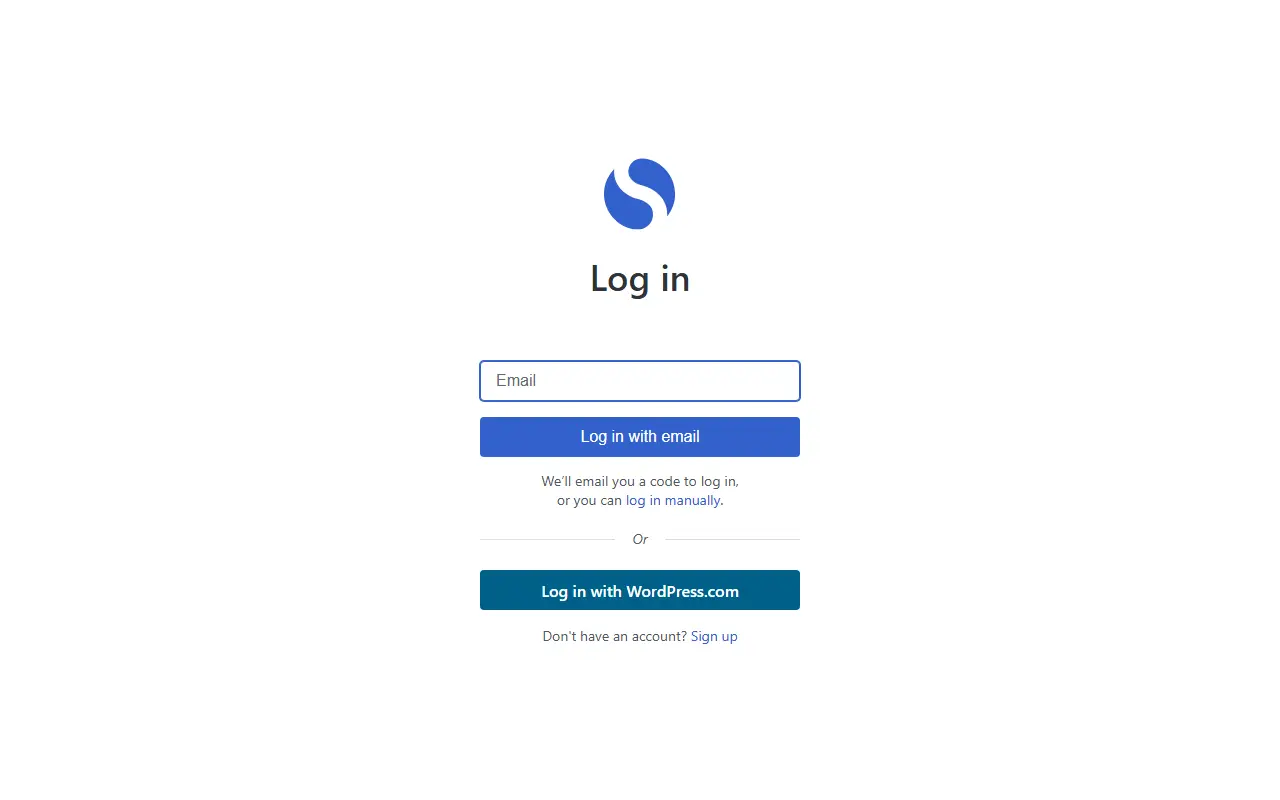 Simplenote homepage screenshot
