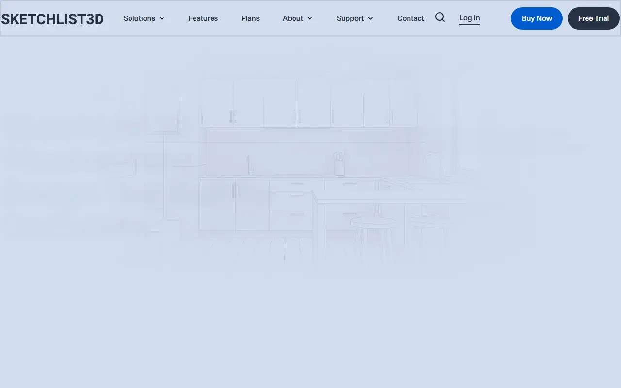 SketchList homepage screenshot