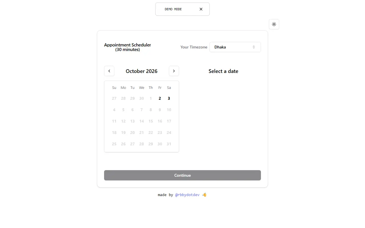 Someday homepage screenshot