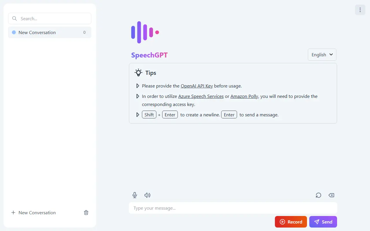 SpeechGPT homepage screenshot